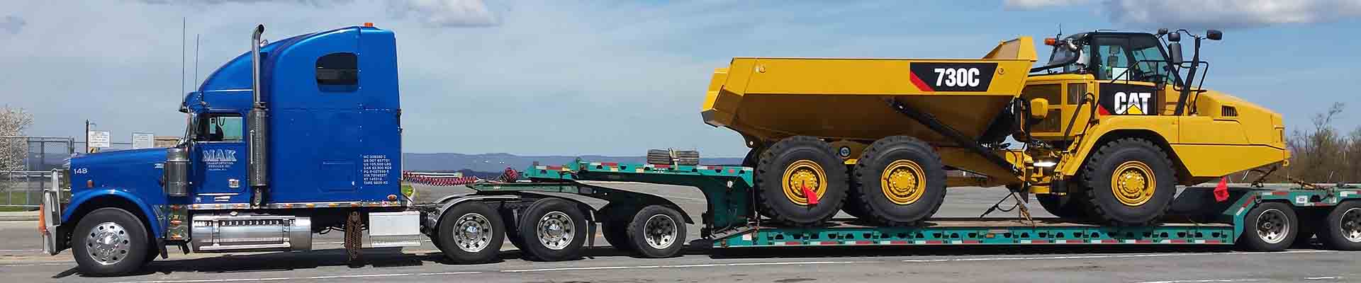 cat 730c rock truck heavy haul transport